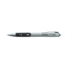 Comfort Grip Gel Pen, Retractable, Medium 0.7 Mm, Black Ink, Gray/Black/Silver Barrel, Dozen