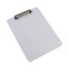 Plastic Clipboard With Low Profile Clip, 0.5" Clip Capacity, Holds 8.5 x 11 Sheets, Clear