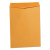 Catalog Envelope, 28 Lb Bond Weight Kraft, #10 1/2, Square Flap, Gummed Closure, 9 x 12, Brown Kraft, 250/Box