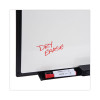 Design Series Deluxe Dry Erase Board, 24" x 18", White Surface, Black Anodized Aluminum Frame