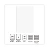 Loose White Memo Sheets, 4 X 6, Unruled, Plain White, 500/Pack