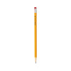 #2 Woodcase Pencil, Hb (#2), Black Lead, Yellow Barrel, Dozen