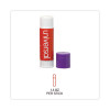 Glue Stick, 1.3 Oz, Applies Purple, Dries Clear, 12/Pack