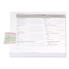 Deluxe Pop-Up Page Flags, 0.5 x 1.75, Five Assorted Colors, 35 Flags/Dispenser, 5 Dispensers/Pack