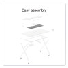 Vizon 47" Gaming Desk, 47.2" x 26.6" x 35", White Colorway