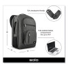 Grand Travel Tsa Backpack, 17.3", 11.88 x 7 x 19, Dark Gray