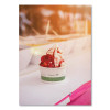 Soup Containers, Compostable, 6 Oz, 3.5" Diameter x 1.7" h, Green/White, Paper, 1,000/Carton