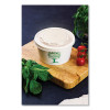 115-Series Flat Hot Lids, Compostable, For Use With 115-Series Soup Containers, White, Plastic, 500/Carton