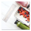 Ecosense Renewable Plant Starch Cutlery, Individually Wrapped, Mediumweight Fork, Plastic, Natural, 750/Carton