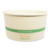 No Tree Wide Paper Bowls, 32 Oz, 5.9" Diameter x 3.1" h, Natural, Sugarcane, 300/Carton