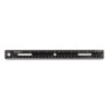 Kleenearth Recycled Ruler, Standard/Metric, 12" Long, Plastic, Black