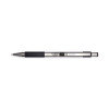 F-301 Ballpoint Pen, Retractable, Bold 1.6 Mm, Black Ink, Stainless Steel/Black Barrel, 2/Pack