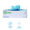 Disposable Examination Nitrile Gloves, Powder-Free, Large, 5 Mil Thick, 9.5" Long, Blue, 100/Box