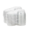 Safeseal Tamper-Resistant, Tamper-Evident Bowls With Flat Lid, 48 Oz, 8.9" Diameter x 2.8" h, Clear, Plastic, 100/Carton