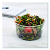 Microgourmet Food Containers, 12 Oz, 4.68" Diameter x 2.25"h, Clear, Plastic, 500/Carton