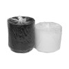 Newspring Versatainer Microwavable Containers, Vented Lid, 48 Oz, 9" Diameter, Black/Clear, Plastic, 150/Carton