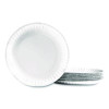 Economy Paper Plates, 9" Dia, White, 100/Pack