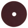 Surface Preparation Pad Plus, 17" Diameter, Maroon, 5/Carton