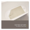 Safti-Grip Bath Mats, White Textured Surface, Suction-Cup Backing, 14" x 22.5", 12/Carton