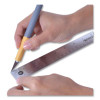 Stainless Steel Office Ruler With Non Slip Cork Base, Standard/Metric, 15" Long