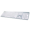 Akb-730Uw Keyboard, Silver/White