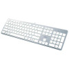 Akb-730Uw Keyboard, Silver/White