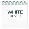 Steno Pads, White Cover, Gregg Rule, (60) Green-Tint 6 x 9 Sheets
