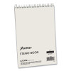 Steno Pads, White Cover, Gregg Rule, (60) Green-Tint 6 x 9 Sheets