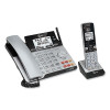 Connect To Cell Tl86103 Two-Line Corded/Cordless Phone, Corded Base Station And 1 Additional Handset, Black/Silver