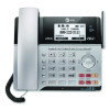 Connect To Cell Tl86103 Two-Line Corded/Cordless Phone, Corded Base Station And 1 Additional Handset, Black/Silver