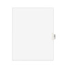 Avery-Style Preprinted Legal Side Tab Divider, 26-Tab, Exhibit F, 11 x 8.5, White, 25/Pack, (1376)