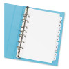 Preprinted Tab Dividers, 12-Tab, Jan. To Dec., 8.5 x 5.5, White, 1 Set