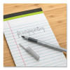 Round Stic Grip Xtra Comfort Ballpoint Pen, Stick, Medium 1 Mm, Black Ink, Gray/Black Barrel, 144/Pack