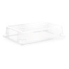 Storplus Polycarbonate Food Storage Container, 8.5 Gal, 18 x 26 x 6, Clear, Plastic