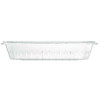 Storplus Polycarbonate Food Storage Container Colander, 18 x 26, Clear, Plastic