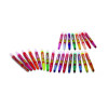 Twistables Fun Effects Mini Crayons, Miniature Size, 0.44" x 4", 24 Assorted Metallic, Neon And Rainbow Colors, 24/Pack