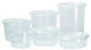 Pro Kal Polyethylene Flush Fill Round Deli Lids, 4.6" Diameter, Clear, Plastic, 500/Carton