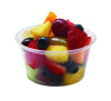 Microwavable Deli Containers, 5 Oz, 3.6" Diameter x 1.8" h, Clear, Plastic, 1,000/Carton