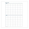 Recycled Lesson Plan Book, Weekly, 8 Classes, Blue Cover, 11 x 8.5 Sheets, 41-Week Span