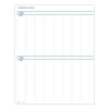 Recycled Lesson Plan Book, Weekly, 8 Classes, Blue Cover, 11 x 8.5 Sheets, 41-Week Span
