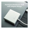Usb To Hdmi Adapter, 7.87", Silver/White