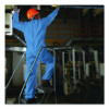 A65 Zipper Front Flame Resistant Coveralls, Hood/Elastic Wrists And Ankles, 3X-Large, Blue, 21/Carton