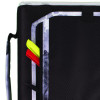 Zipper Binder, 3 Rings, 2" Capacity, 11 X 8.5, Black/Gray Accents