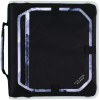 Zipper Binder, 3 Rings, 2" Capacity, 11 X 8.5, Black/Gray Accents
