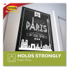 Poster Strips, Removable, Holds Up To 1 Lb Per Pair, Small, 0.63 X 1.75, White, 104/Pack