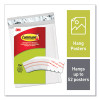 Poster Strip Pairs, Holds Up To 1 Lb, 0.63" x 1.75", White, 104/Pack