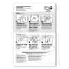 Poster Strip Pairs, Holds Up To 1 Lb, 0.63" x 1.75", White, 104/Pack