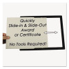 Economy Framed Achievement/Appreciation Awards, 11 X 8.5, Horiztontal Orientation, White With Black Border
