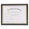 Economy Framed Achievement/Appreciation Awards, 11 X 8.5, Horiztontal Orientation, White With Black Border