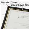 Economy Framed Achievement/Appreciation Awards, 11 X 8.5, Horiztontal Orientation, White With Black Border